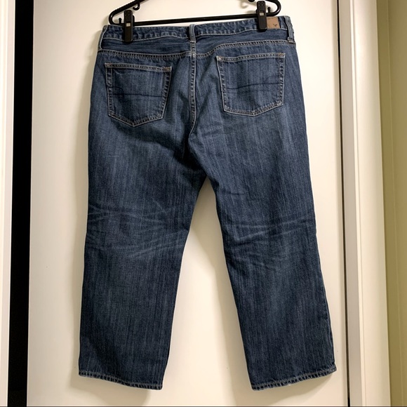 American Eagle Boy Fit Jeans Medium Wash - Size 14 - Picture 2 of 12